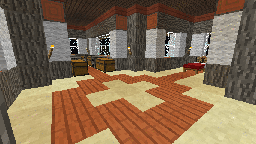 Minecraft Acacia Wood Flooring
